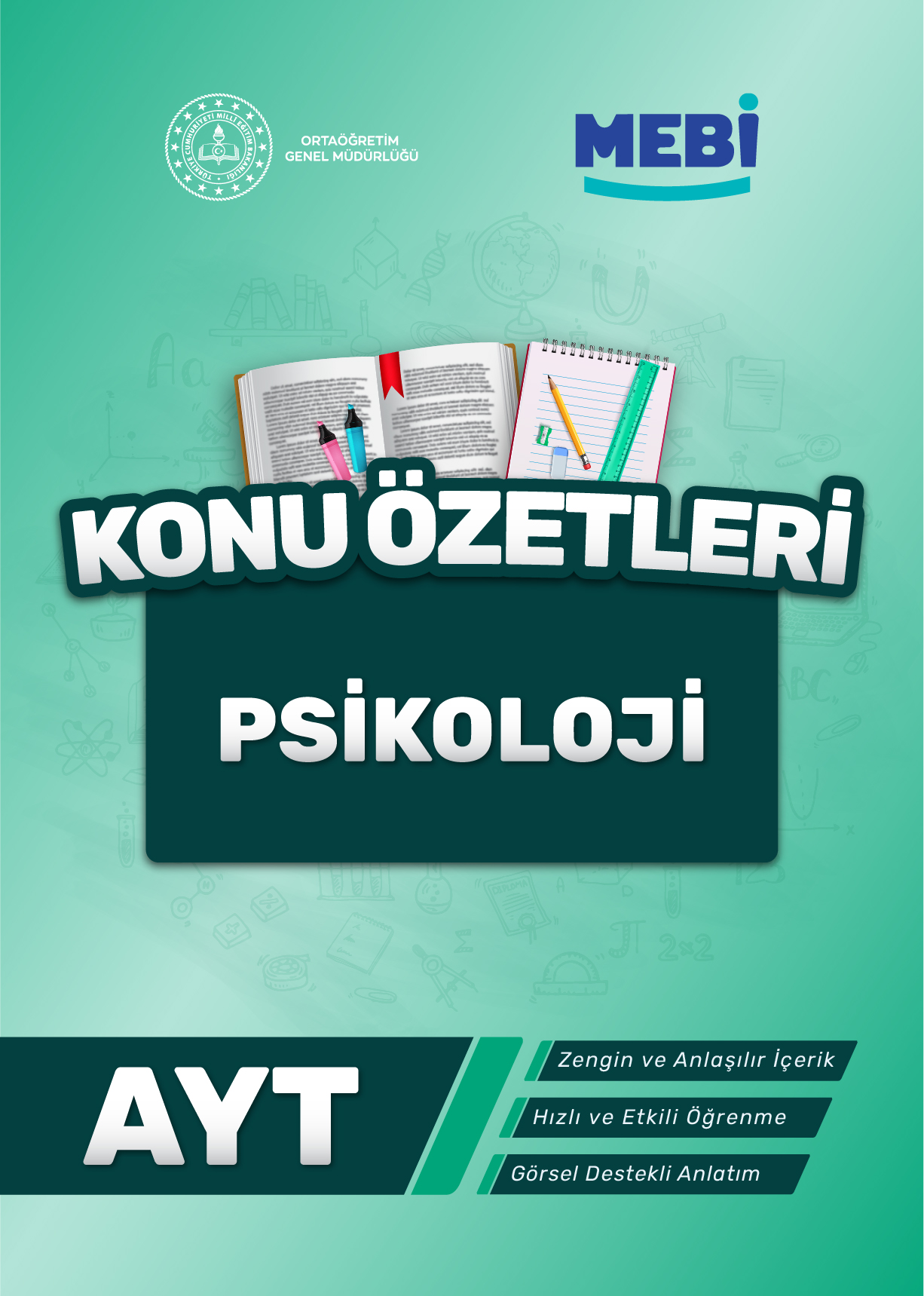 AYT Psikoloji Konu Özeti (Renkli) Spiralli